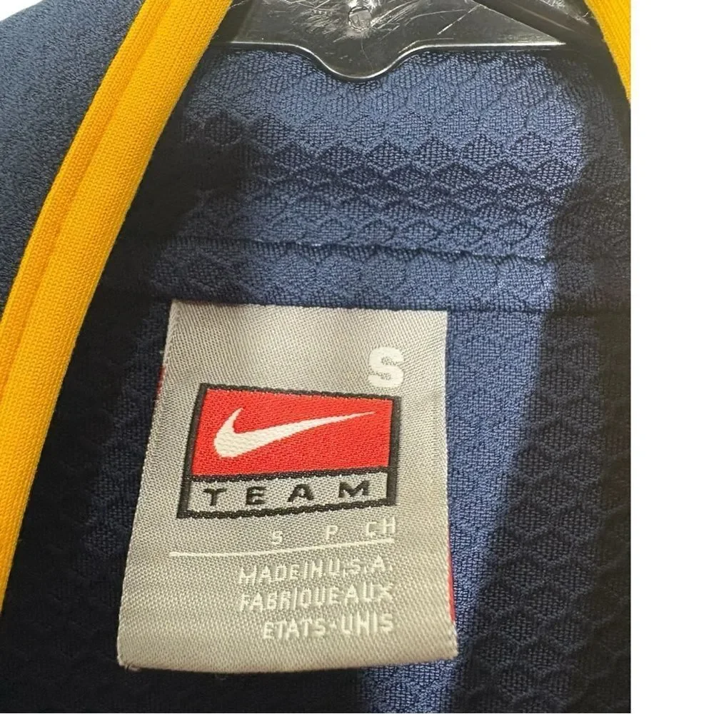 Nike NCAA Mens small quarter zip pullover West Virginia Mountaineers